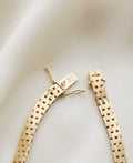 Stunning Example Cleopatra Necklace Danish Vintage 14K Gold 1960s