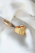 Extraordinary Organic Shaped Ring 18K Gold