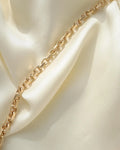 Glowing Heavy Danish Vintage Anchor Chain 14K Gold