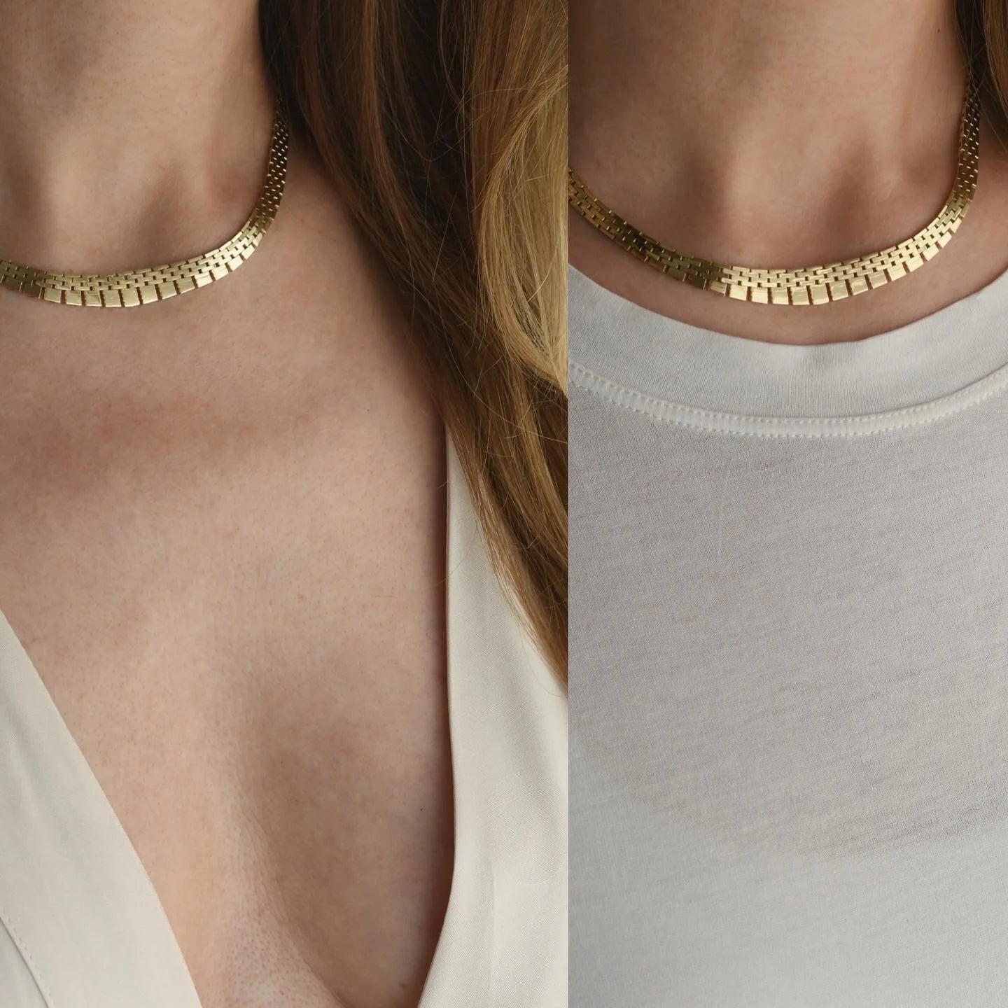 Gorgeous Sexy Brick Link Chain 29.5 Grams 14K Solid Gold