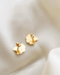 Swedish Vintage She’ll Earrings 18k Gold 1940s