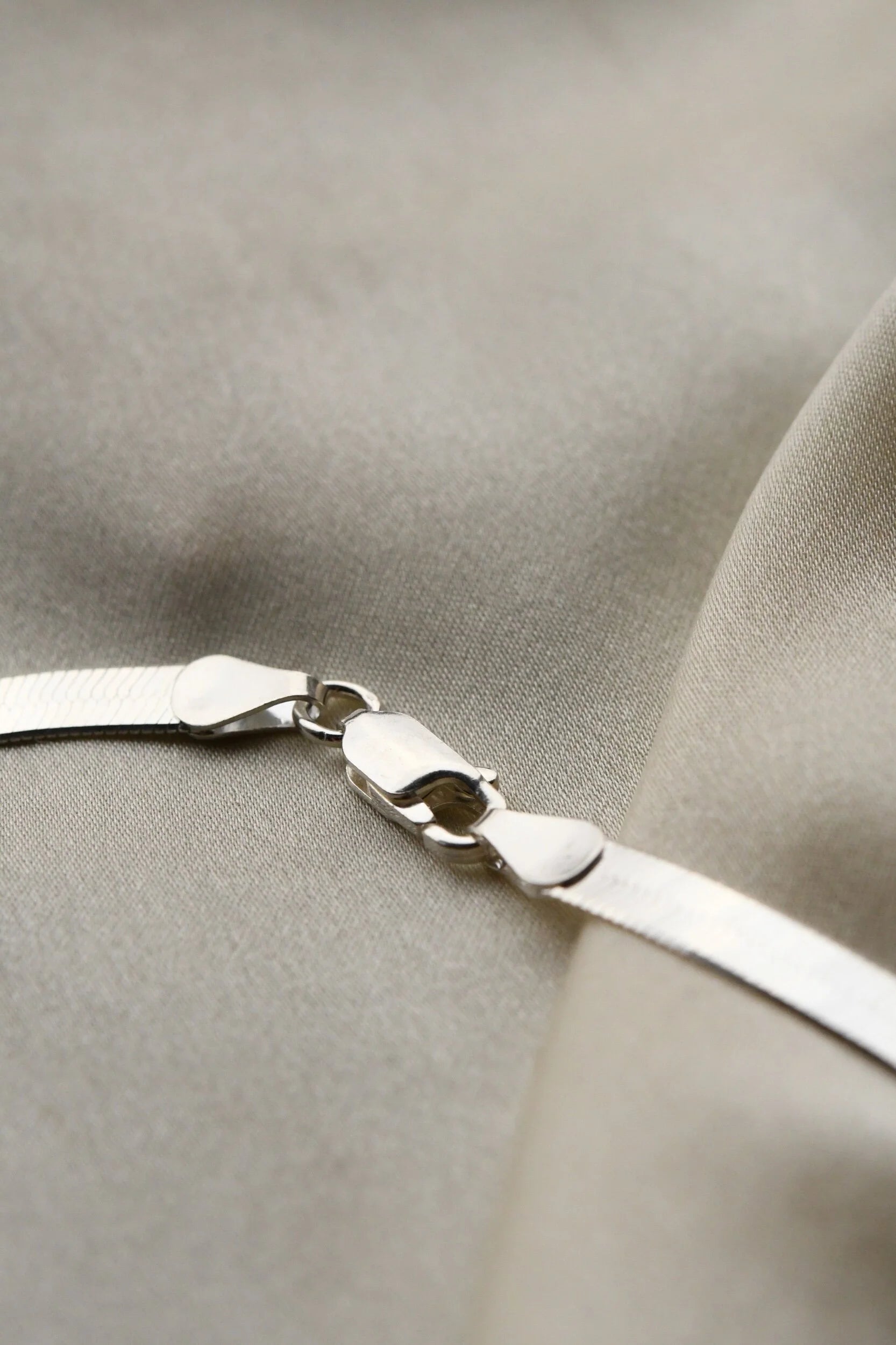 High Quality Italian Vintage Silver Chain 1980s