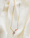 Tourmaline Candy Fixed Pendant Collier 18K Gold