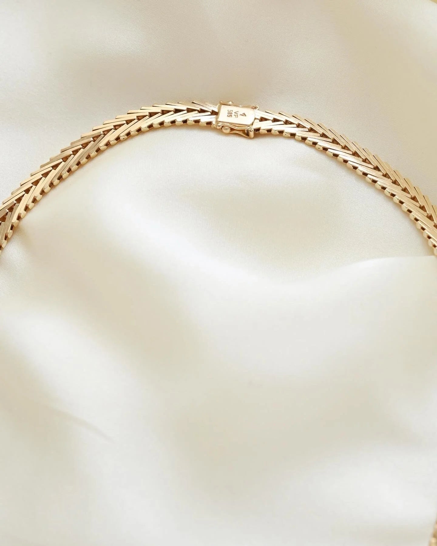Stunning Danish Vintage Necklace by Viggo Petersen 14K Gold 1960