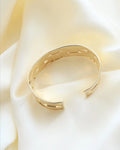 Sexy Braided Italian Vintage Cuff 14K Gold 1970s