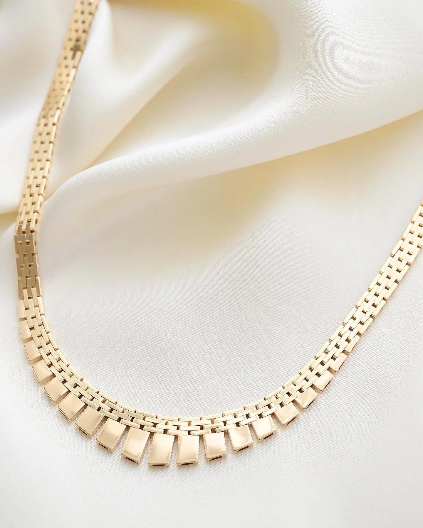 Radiant Tage Hansen Vintage Necklace 14K Gold 1950-60