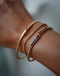 All Great Things In One Vintage Bangle 18K Gold 1970s
