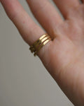 Diamond x Ruby x Sapphire x Emerald Harem Ring 18K Gold