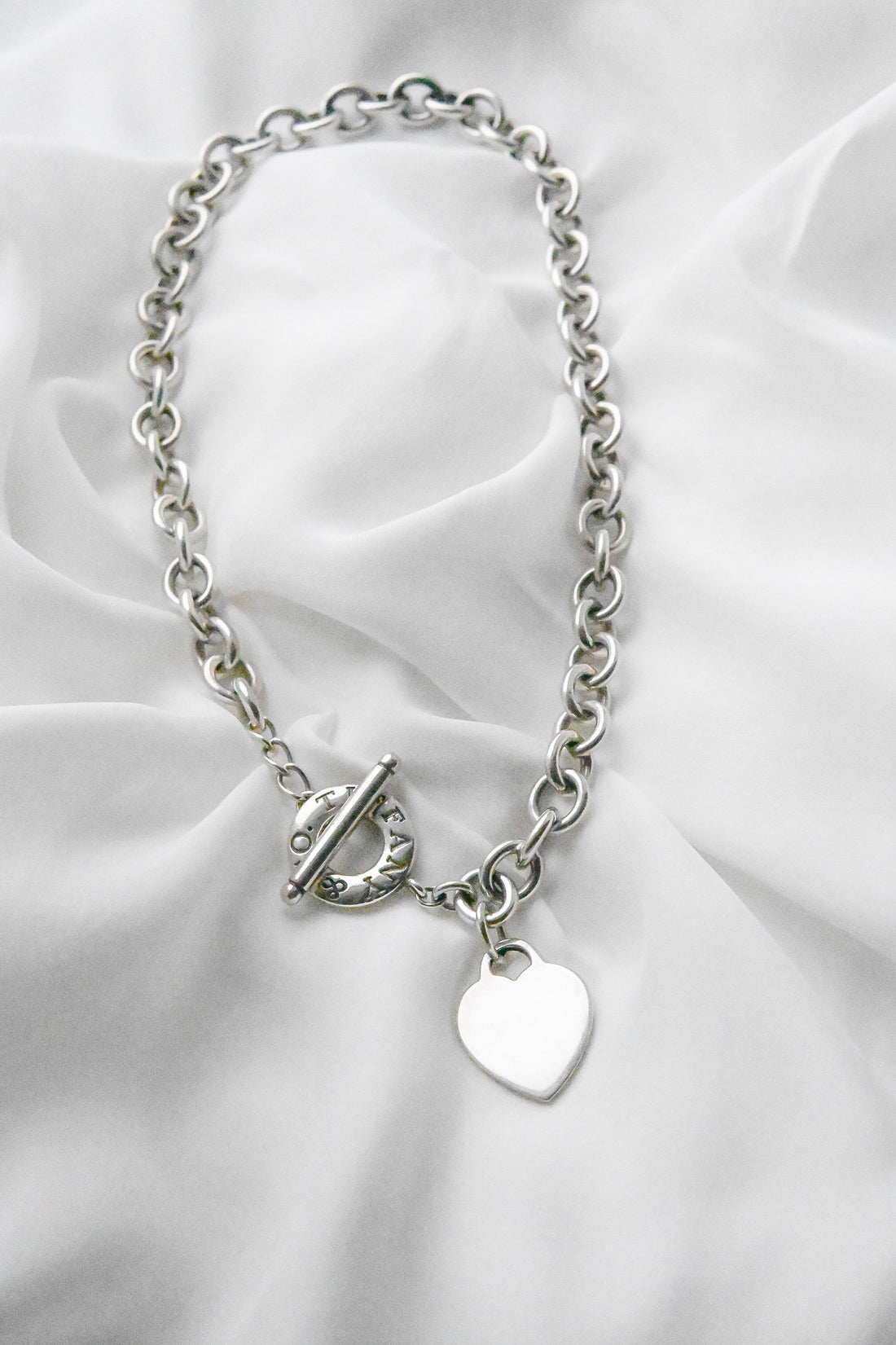 1990s Vintage Tiffany & Co. Heart Toggle “Legally Blonde” Necklace Sterling Silver