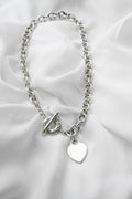 1990s Vintage Tiffany & Co. Heart Toggle “Legally Blonde” Necklace Sterling Silver
