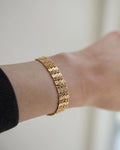 Amazing One of A Kind Swedish Vintage Bracelet 18K Gold 1966