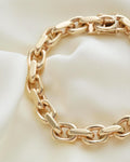 The Ultimate Danish Vintage 63 Grams Jumbo Anchor Bracelet 14K Gold 1960s