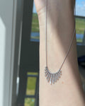 Gorg Italian Vintage Diamond Necklace 14K Gold