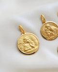 Gorgeous Italian Religious Vintage Pendants 18K Gold