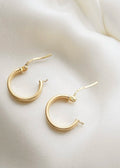 Timeless Everyday Perfect Hoop Earrings 18K Gold