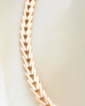 Super Rare Rose Gold Danish Vintage Necklace by HC Hansen 14K Rose Gold 1960