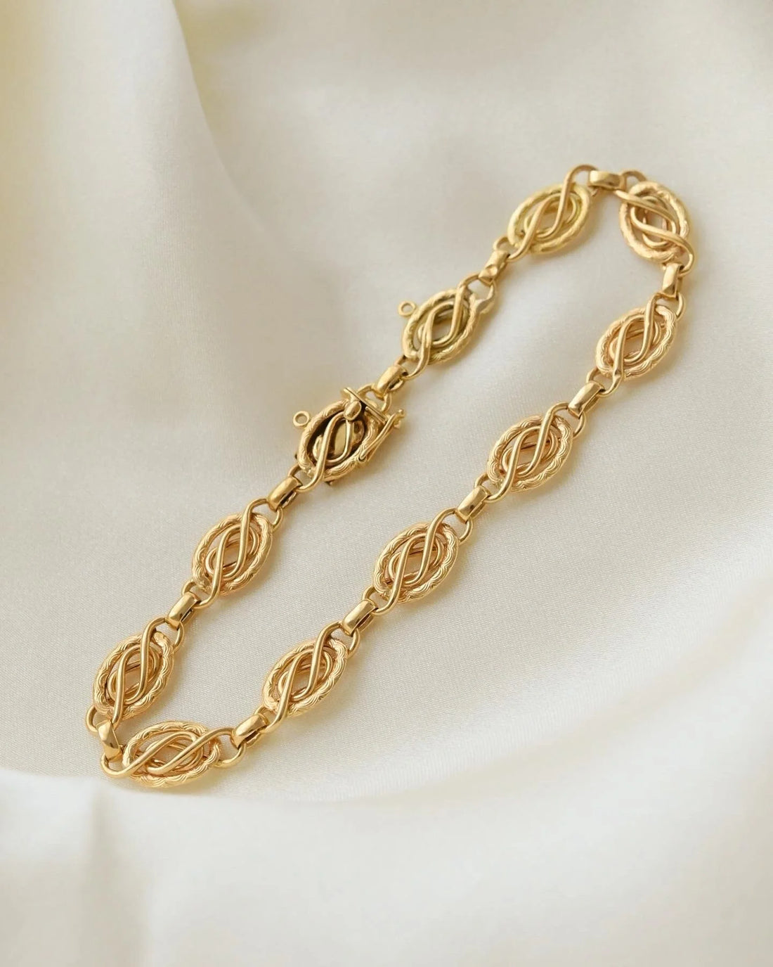 Antique Hallmarked Bracelet 18K Gold 1938