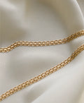 Beautiful Swedish X Link Chain 18K Gold 1960