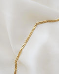 17 Inches Long Antique Watch Chain Necklace 18K Gold 1910s