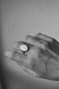 Extraordinary Signet Ring w Secret Compartment LA or AL 18K Gold 1949 Sweden