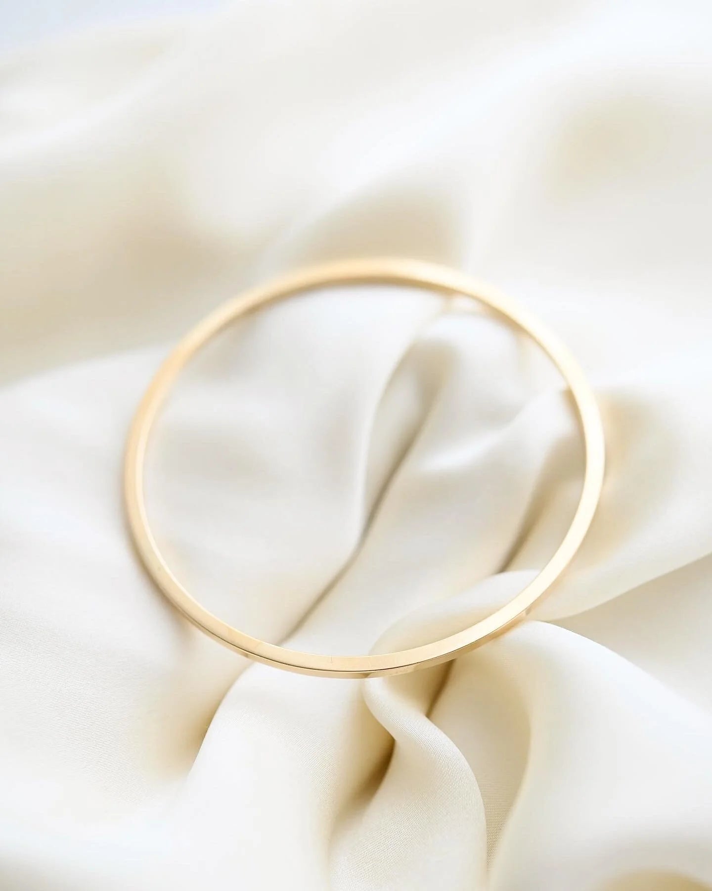 Selling Seperately! Timeless, Perfect Danish Vintage Bangles 14K Gold 1960s
