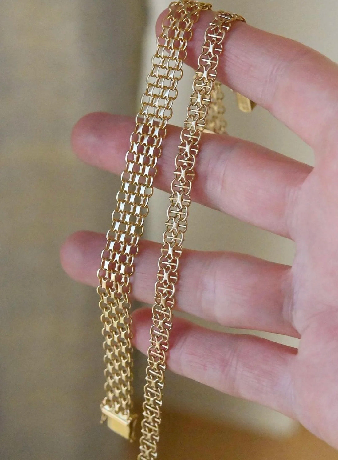 18K Solid Gold Bracelet Sweden 1977 / 1972