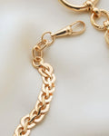 Extraordinary STUNNER! Antique Watch Chain Fancy Link 18K Gold 1901