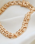 Stunning Swedish Link Bracelet Fully Hallmarked 18K Gold 1968