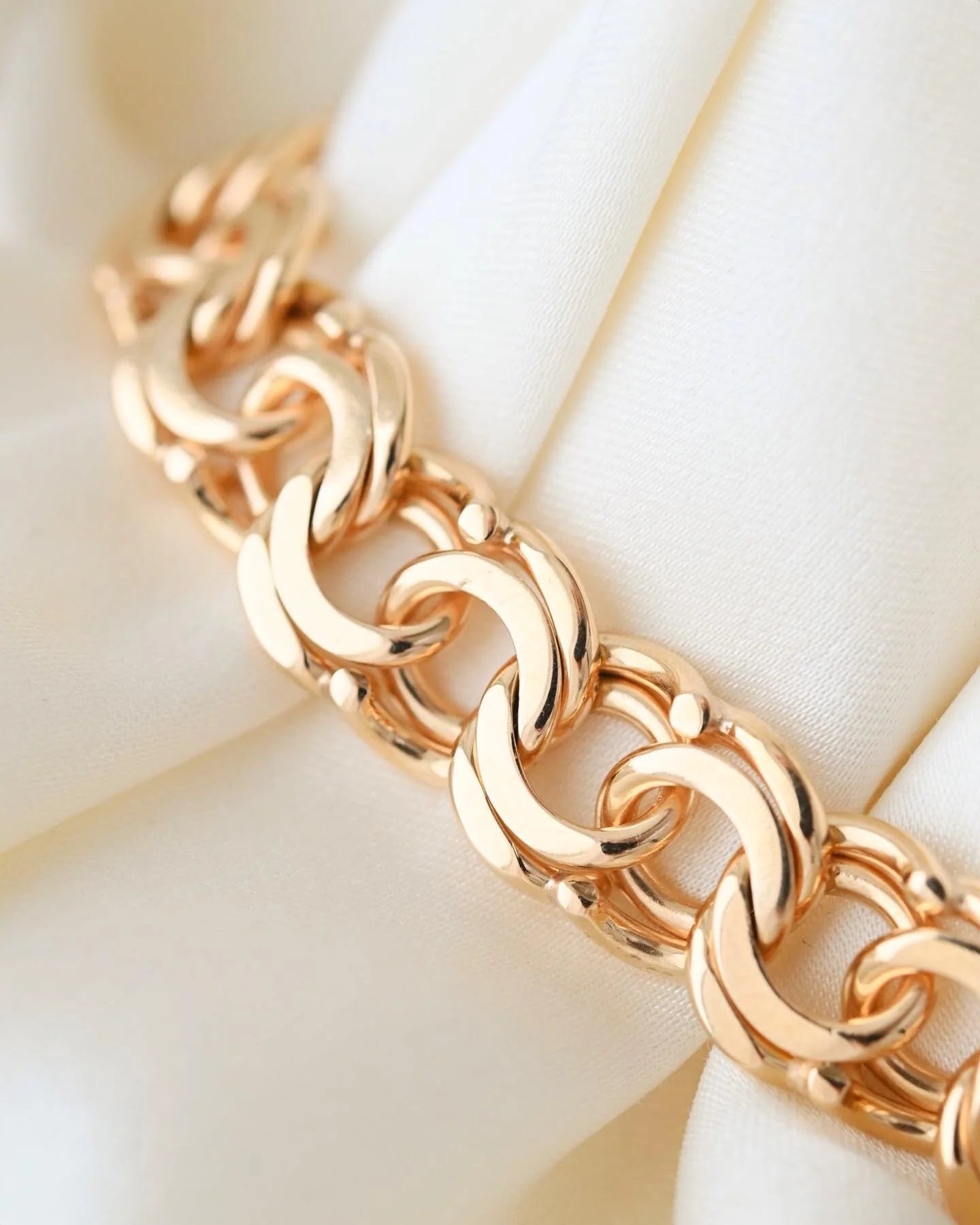 BIG HEAVY Swedish Dream Bracelet 18K Gold 1962