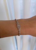 Magical French Vintage Diamond Bracelet 1.70 Carats 18K White Gold