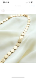 Big Stunning Danish Vintage Necklace 14K Gold 1960