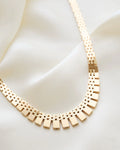 Rare Longer Danish Cleopatra Necklace 14K Gold 1960