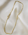 Cute Vintage Watch Chain Choker 14K Gold