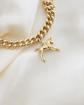 Italian Vintage Charm Bracelet 14K Gold 1960