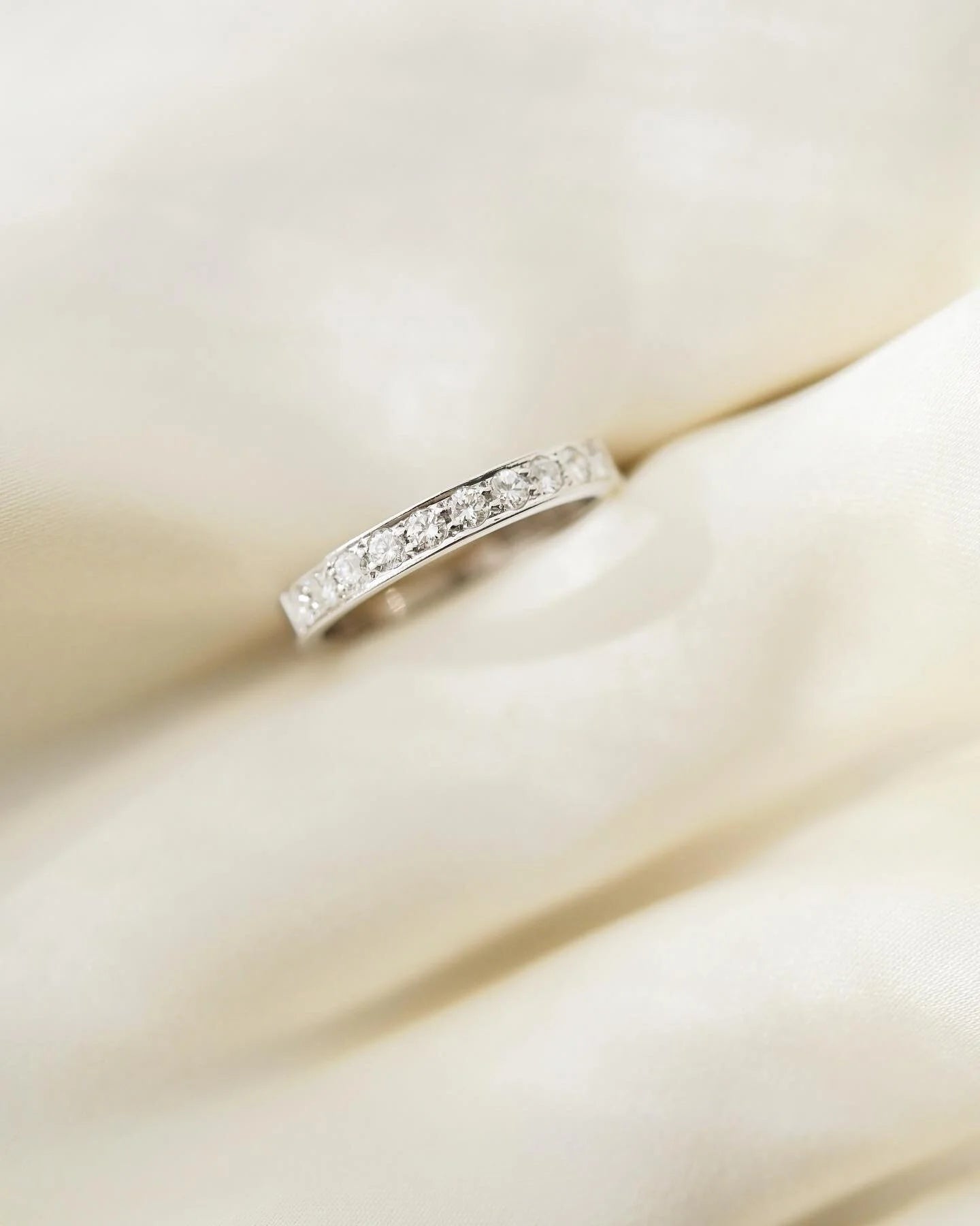 The Most Beautiful Diamond Vintage Band 0.41 Carat 1965