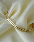 Gorgeous Carl Peter Christensen Geneva Link Bracelet 14K Solid Gold 1960s