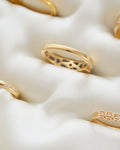 Amazing Sculptural Princess Cut Vintage Diamond Ring 18K Gold 1979
