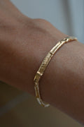 Gorg Danish Vintage Fancy Link Bracelet 18K Gold 1946-1956