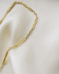 Cute Vintage Watch Chain Choker 14K Gold