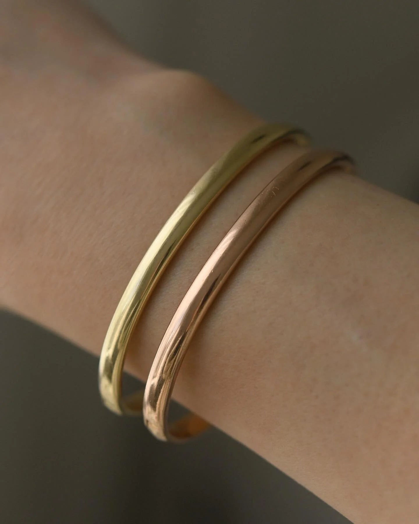ROSE GOLD Bangle 14K Gold 1980s