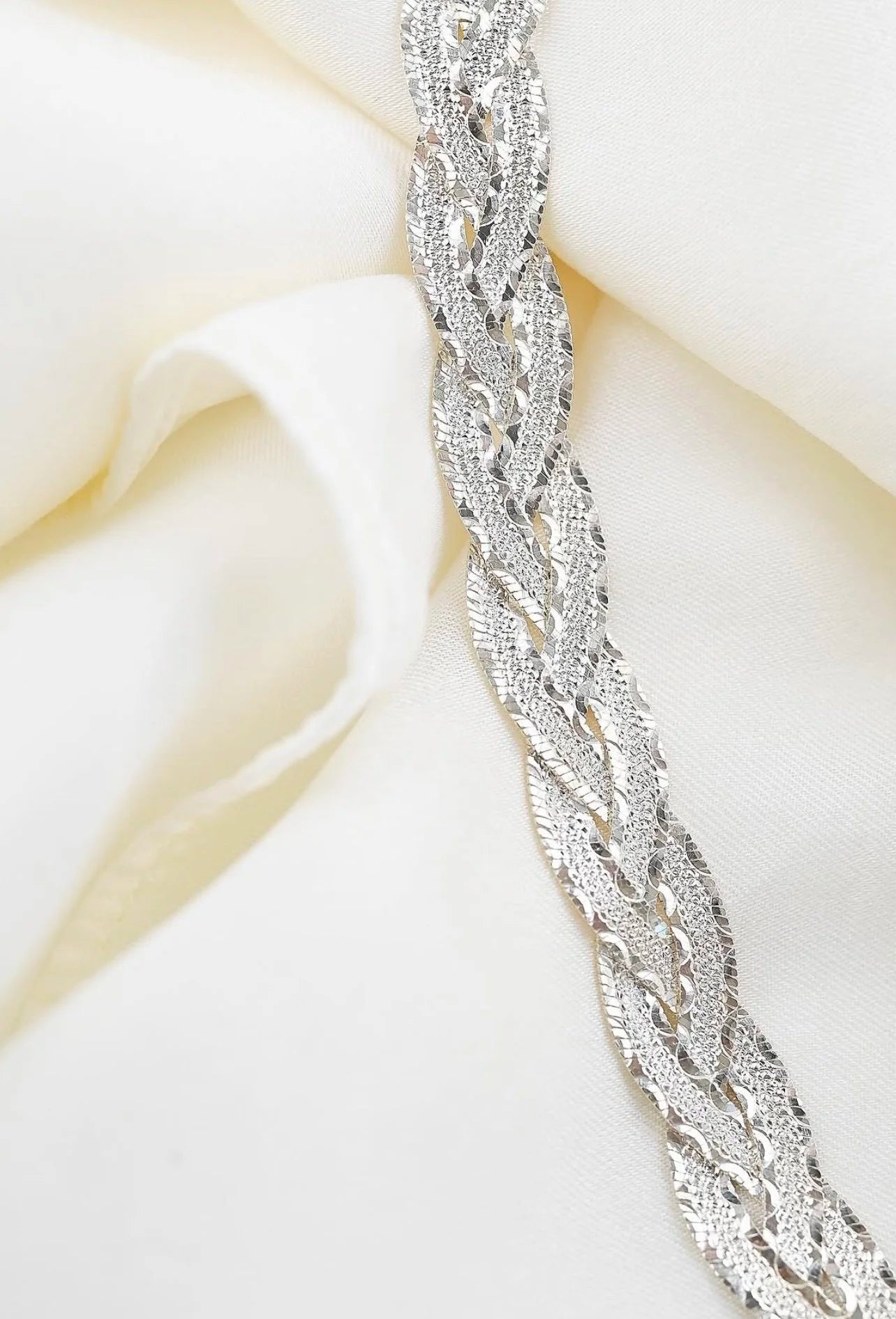 Two-in-one Woven Dream Necklace Sterling Silver Denmark 1990s