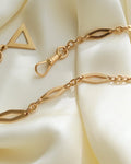 Unreal Stunning Antique Watch Chain 10.5 Inches 18K Rose Gold 1933