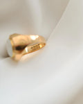 Gorg Opal x Diamond Ring 18K Gold Swedish Vintage Mid 1900s