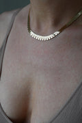 Amazing Mid Size Danish Vintage Necklace 14K Gold 1960s