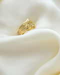 Superb HEAVY Vintage Puzzle Ring 18K Gold