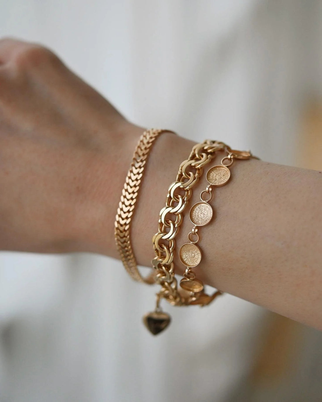 BIG HEAVY Swedish Dream Bracelet 18K Gold 1962