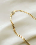 RADIANT Vintage Curb Link Chain Necklace 14K Gold