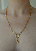 Shipping included! Cutest Big Swedish Vintage Pendant 18K Gold