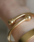 Unique Antique Bangle 14K Gold 1930s