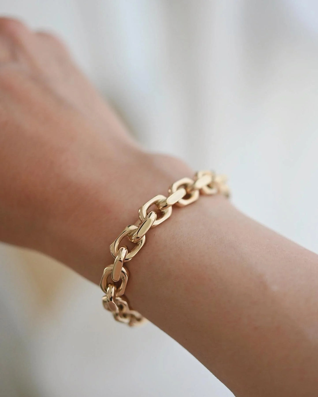 The Ultimate Danish Vintage 63 Grams Jumbo Anchor Bracelet 14K Gold 1960s